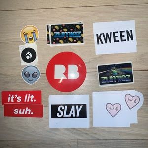 Custom and zumiez stickers (+1 Lokai sticker)